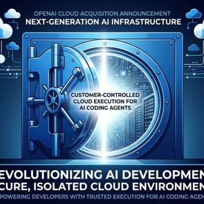 Secure vault door glowing open representing OpenAI Ona acquisition and customer-controlled Codex agent execution