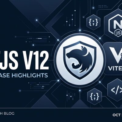 NestJS v12 preview showing ESM migration, Vitest replacing Jest, and Standard Schema validation