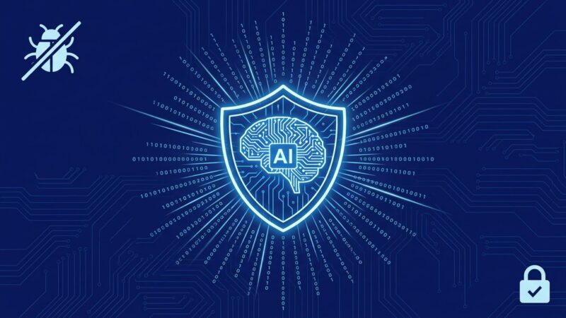 AI security shield representing Project Glasswing and Claude Mythos vulnerability scanning