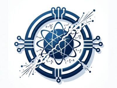 Fractured quantum circuit symbol representing Microsoft Majorana 2 breakthrough and scientific controversy