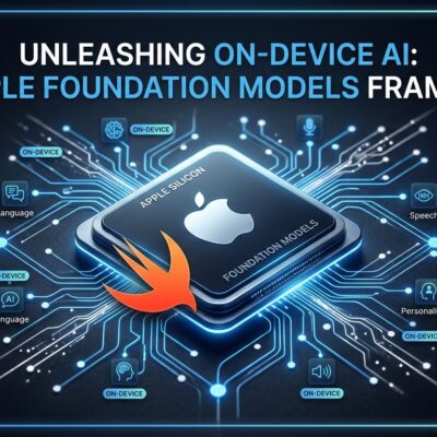 Apple Foundation Models framework at WWDC26 - on-device LLM Swift API with CoreAI