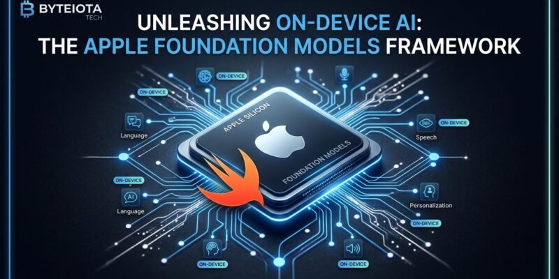 Apple Foundation Models framework at WWDC26 - on-device LLM Swift API with CoreAI