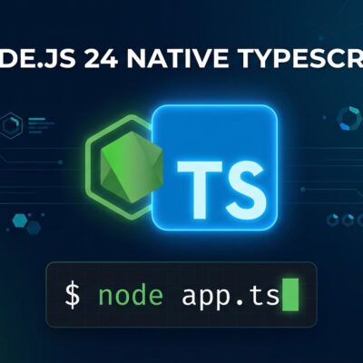 Node.js 24 native TypeScript type stripping - run .ts files without a build step