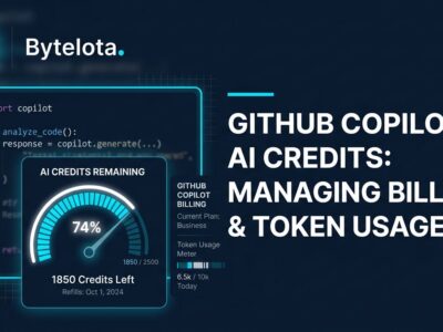 GitHub Copilot AI Credits billing meter showing token consumption costs across different models