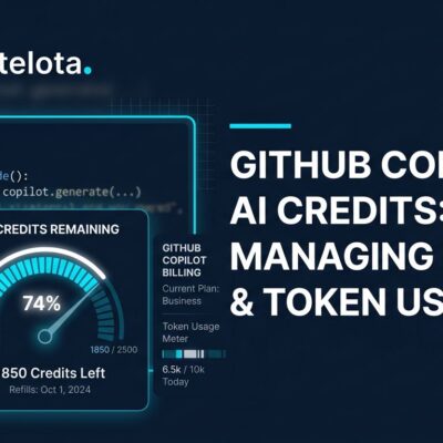 GitHub Copilot AI Credits billing meter showing token consumption costs across different models