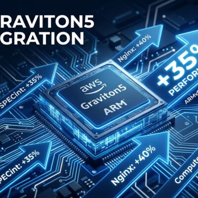 AWS Graviton5 M9g EC2 instances chip architecture showing 35% performance gains over Graviton4