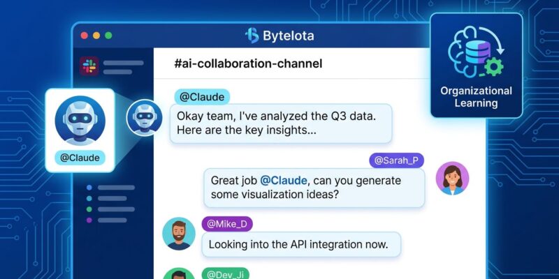 Claude Tag embedded as a persistent AI teammate in Slack channels with organizational memory