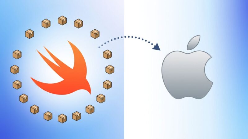 Swift and Apple logos representing Swift Package Index joining Apple's developer ecosystem