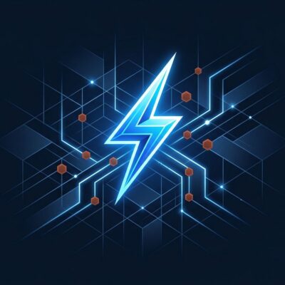 Vite 8.1 lightning bolt representing faster dev server startup with bundled mode