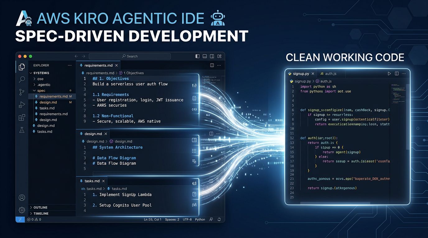 AWS Kiro: The Spec-Driven AI Coding IDE That Fixes Vibe Coding