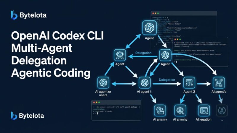 Codex CLI v0.142 multi-agent delegation modes diagram showing interconnected AI agent nodes