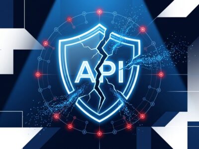 AI security shield fractured by coordinated network attack representing the Alibaba Claude distillation campaign
