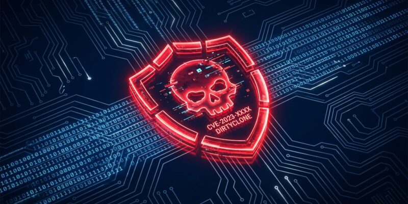 DirtyClone CVE-2026-43503 Linux kernel privilege escalation exploit warning graphic