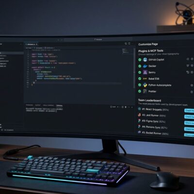 Cursor 3.9 Customize Page showing team leaderboard and plugin management interface