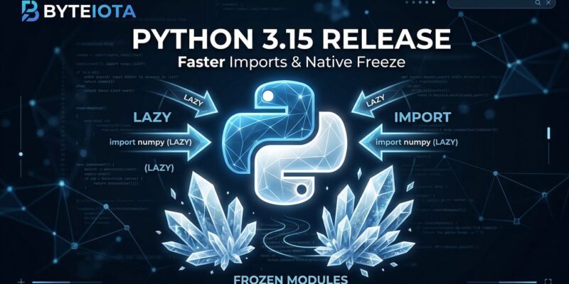 Python 3.15 lazy imports frozendict JIT featured image