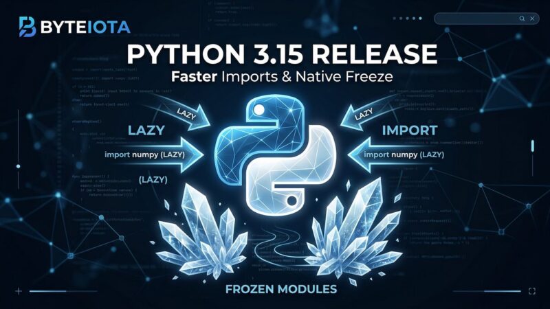 Python 3.15 lazy imports frozendict JIT featured image