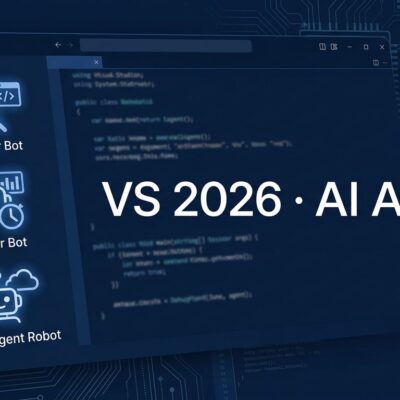 Visual Studio 2026 June update showing AI agents for debugging, profiling, and cloud tasks