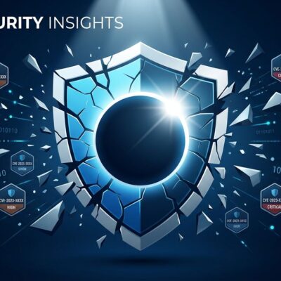 Shattered Microsoft Defender shield with eclipse motif representing the RoguePlanet CVE-2026-50656 zero-day exploit