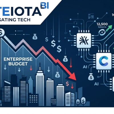 Enterprise budget graph showing AI coding tool costs spiraling out of control as Microsoft drops Claude Code for 5000 engineers