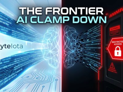 GPT-5.6 Sol AI model behind a government restricted access barrier, showing the tension between frontier AI capabilities and government-controlled access