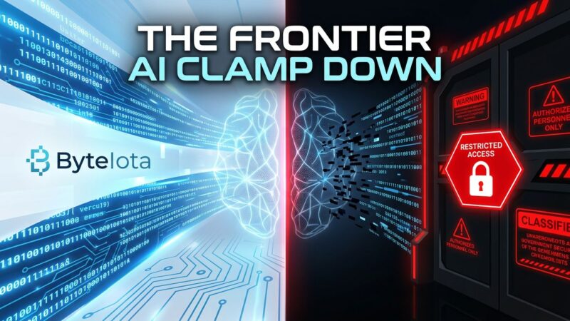 GPT-5.6 Sol AI model behind a government restricted access barrier, showing the tension between frontier AI capabilities and government-controlled access