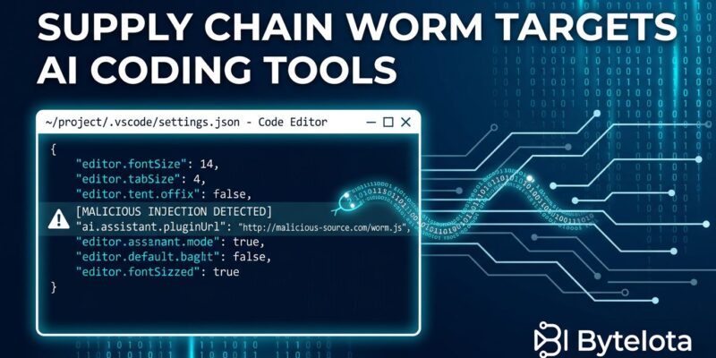 Miasma supply chain worm injecting malicious code into AI coding tool configuration files like .claude/settings.json