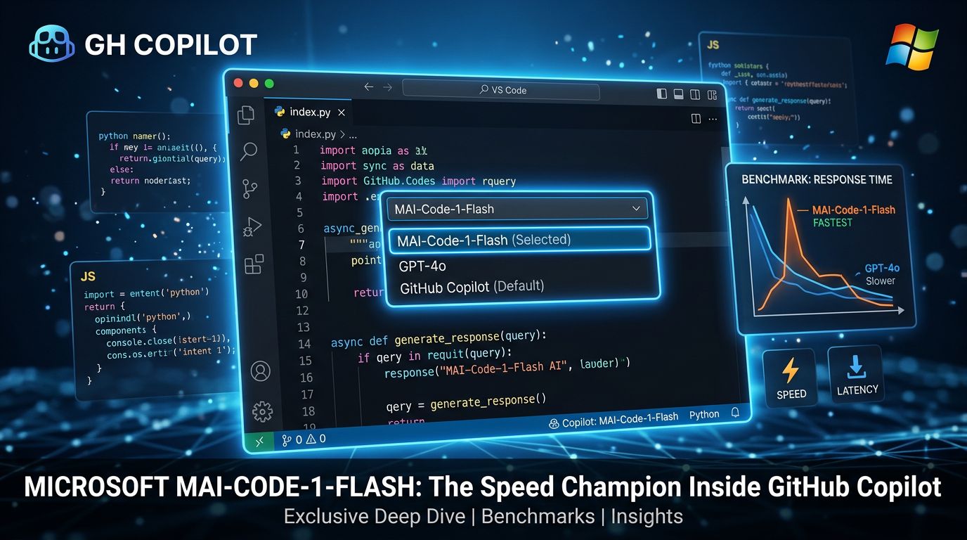 MAI-Code-1-Flash Is in GitHub Copilot — What Developers Need to Know
