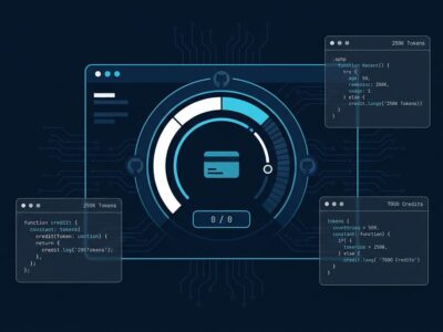 GitHub Copilot AI Credits metered billing dashboard showing token costs and developer budget planning