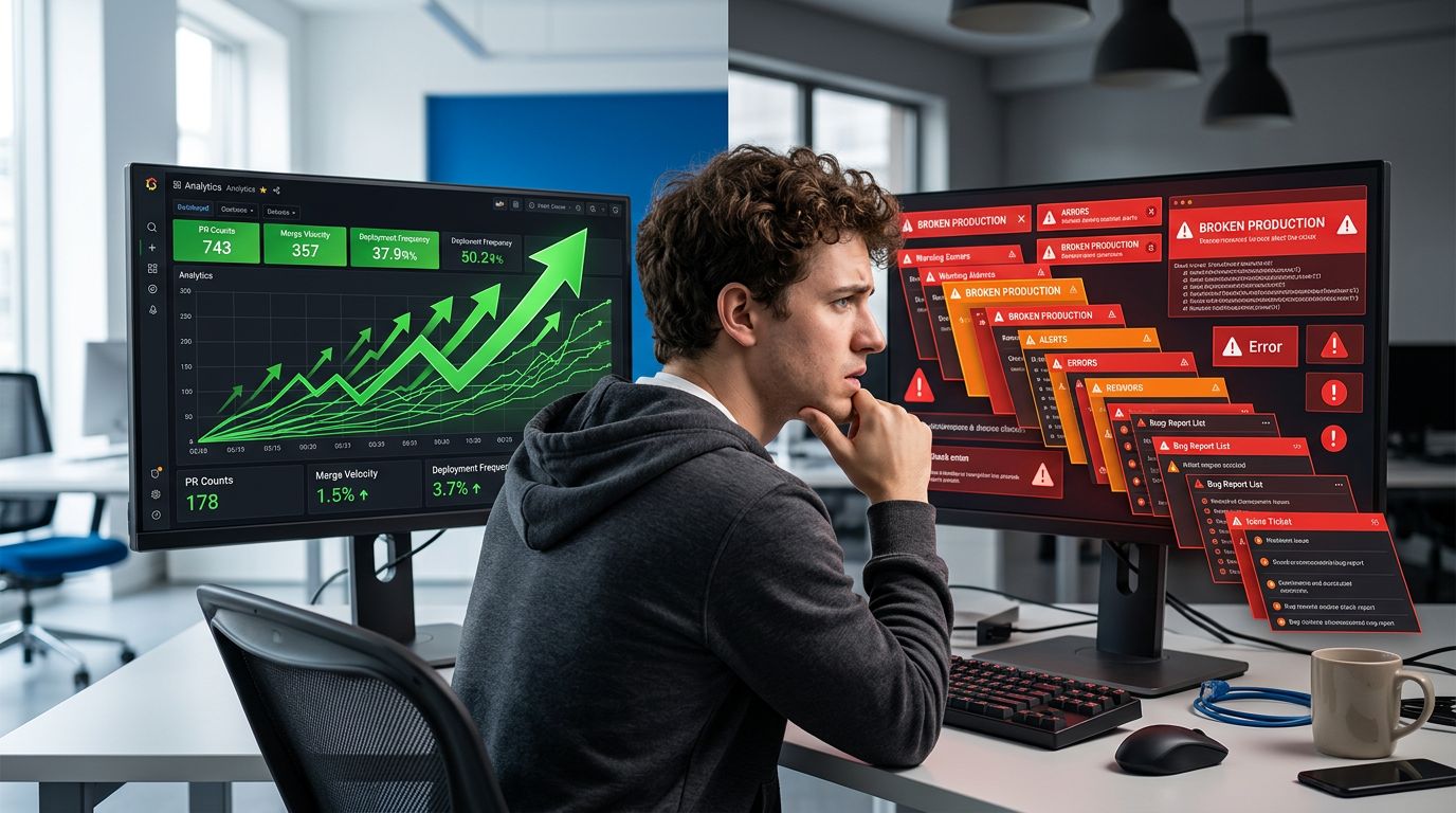 AI Coding Acceleration Whiplash: More PRs, Triple the Production Incidents