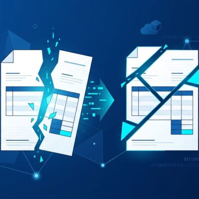 Abstract illustration of a billing statement being split and reassembled, representing Anthropic's paused Claude Agent SDK billing change