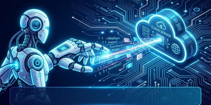 AI agent deploying to Cloudflare Workers using wrangler deploy temporary command - agentic cloud infrastructure