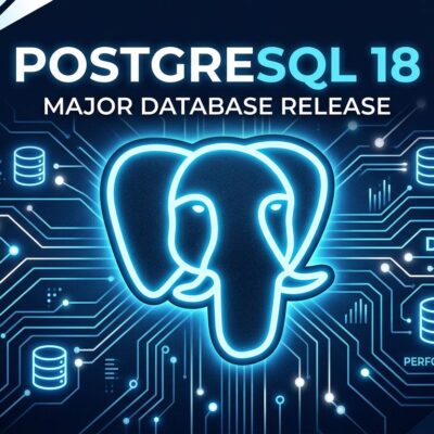 PostgreSQL 18 featuring async I/O, virtual generated columns, and uuidv7() — production-ready database features