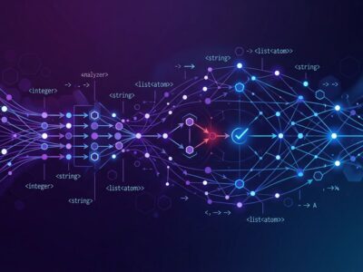 Elixir 1.20 gradual type system visualization with abstract nodes and type inference arrows
