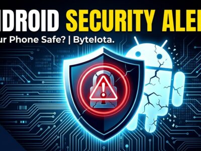Android security alert showing CVE-2025-48595 zero-day vulnerability warning