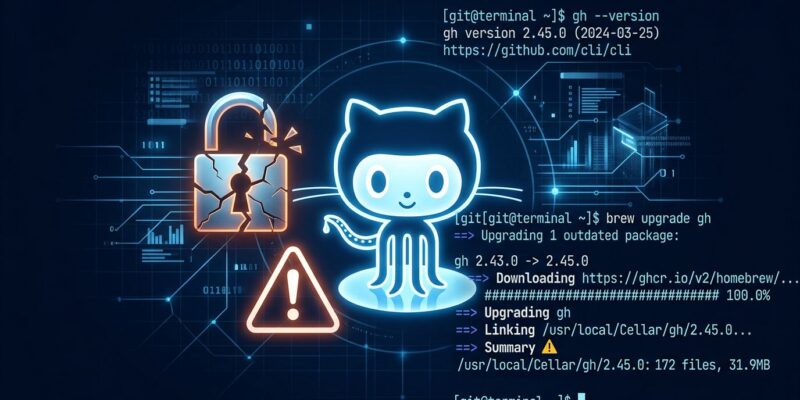 GitHub CLI CVE-2026-48501 security vulnerability - auth token leak warning