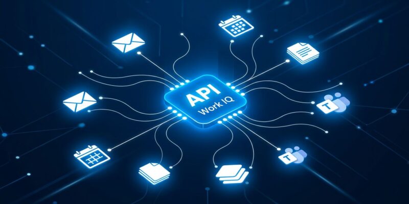 Microsoft Work IQ APIs connecting M365 data to AI agents via MCP