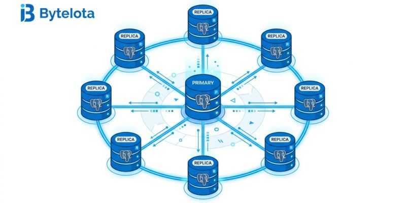 Distributed PostgreSQL database cluster with horizontal scaling connections