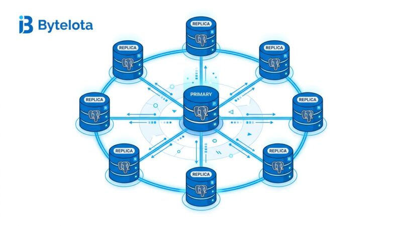 Distributed PostgreSQL database cluster with horizontal scaling connections