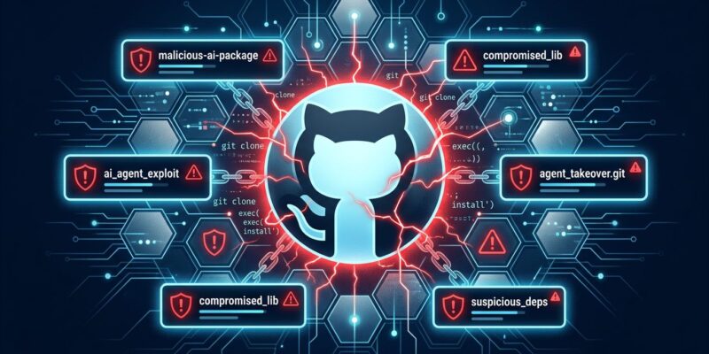 GitHub repositories distributing trojan malware via the Orchid campaign targeting AI coding agents