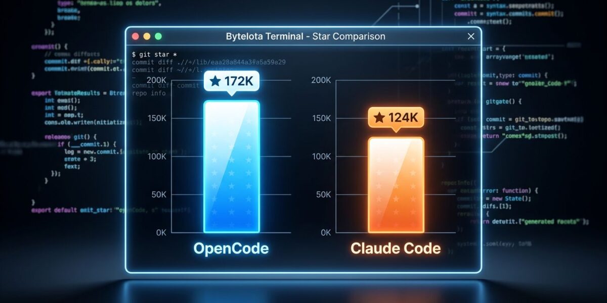 OpenCode Passes Claude Code on GitHub Stars — Here’s Why | byteiota