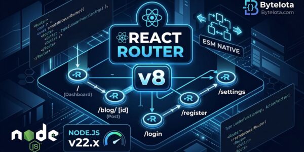 React Router v8: ESM-Only, Middleware On, Node 22 Now | byteiota