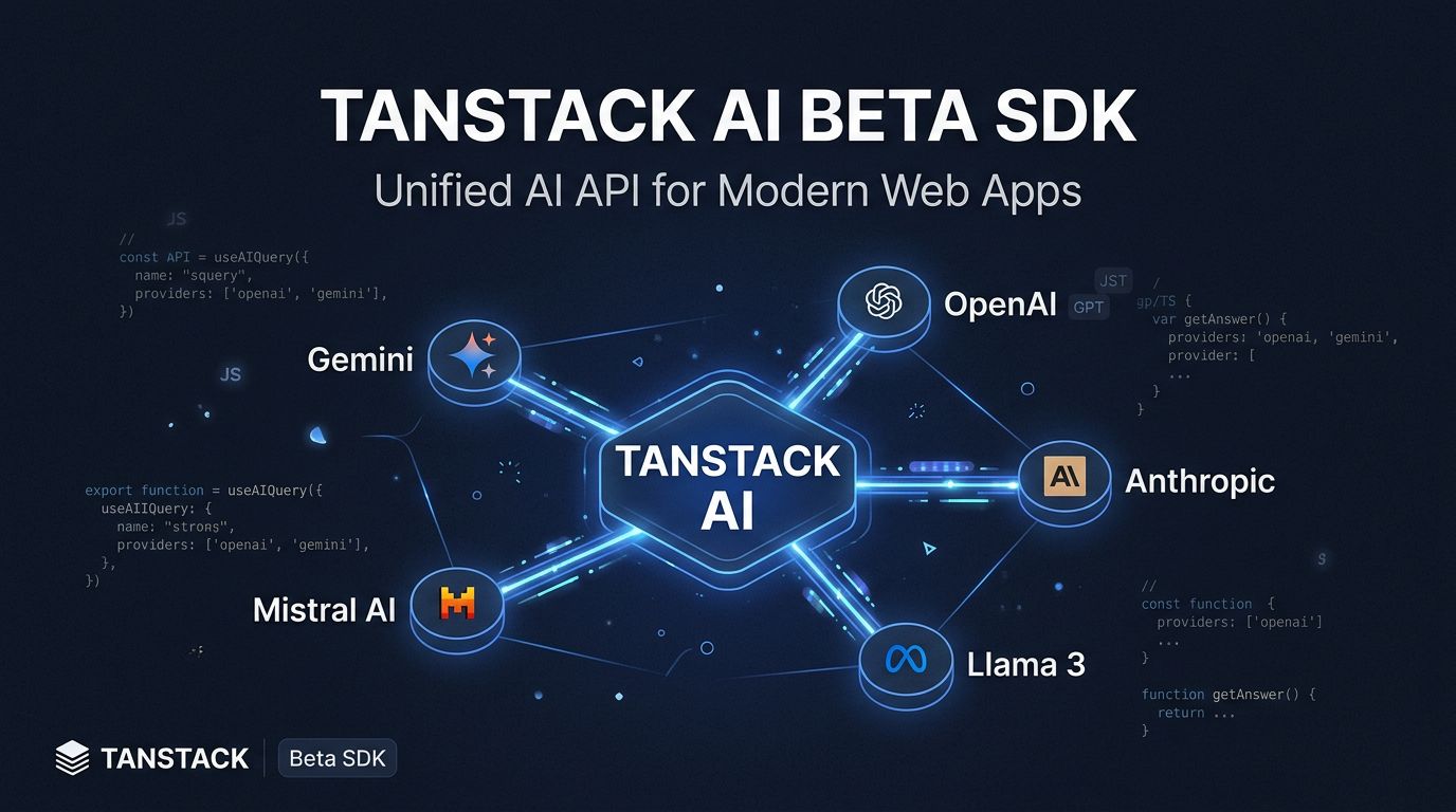 TanStack AI Beta: Code Mode, Middleware, and MCP Are Here