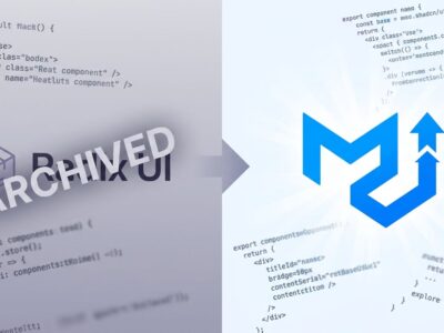 Split-screen comparison of Radix UI and Base UI component libraries, showing the shadcn/ui default switch