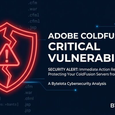 Adobe ColdFusion critical security vulnerabilities CVSS 10.0 patch warning shield