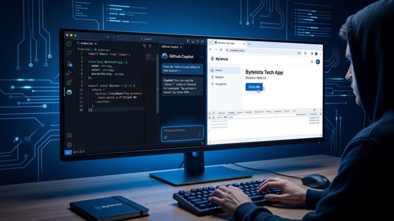 GitHub Copilot browser tools enabled by default in VS Code 1.127 showing agent browsing a web app