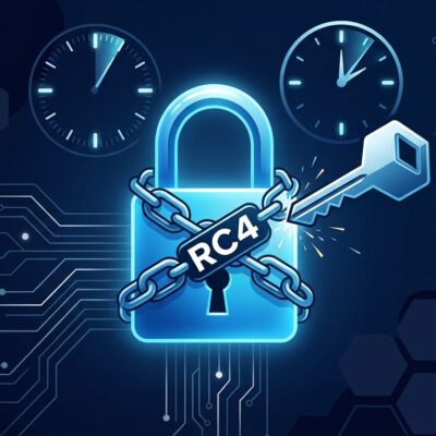 Windows Active Directory padlock with RC4 being replaced by AES encryption key — Kerberos RC4 deprecation final phase July 2026