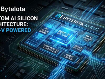 OxCore licensable GPU architecture by Oxmiq — RISC-V based chip design with CUDA compatibility for custom AI silicon
