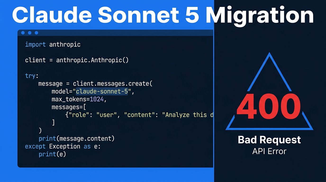Claude Sonnet 5 Migration: Three Breaking API Changes