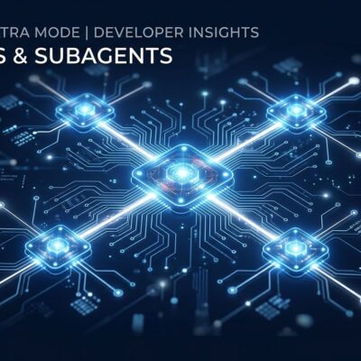 GPT-5.6 Sol Ultra Mode spawning parallel subagents - neural network diagram on dark blue background