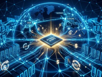 Nscale 00M revolving credit facility - GPU cloud infrastructure network spanning US, Europe, and Norway